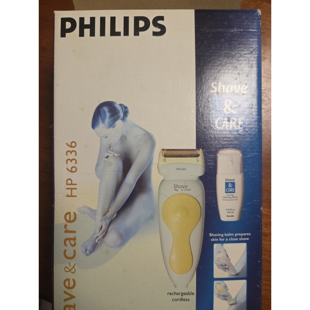 Philips Shave & Care HP6336 Wet / Dry Razor Total Body Hair Remover